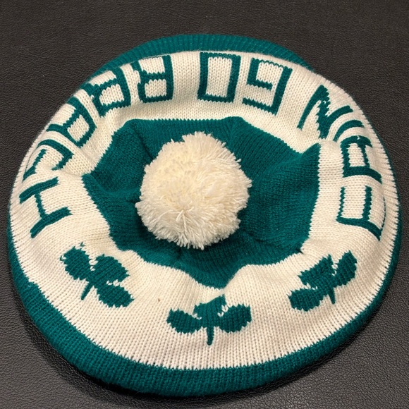 🍀Erin Go Bragh Brimmed Knit Hat☘️✨ - Picture 3 of 9
